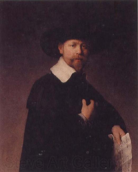 REMBRANDT Harmenszoon van Rijn Portrait of Marten Looten Germany oil painting art